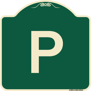 P Symbol (Parking Sign)