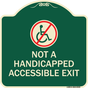 Not A Handicapped Accessible Exit (With Graphic)