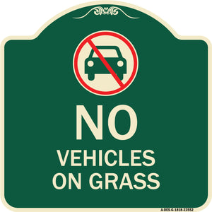 No Vehicles on Grass