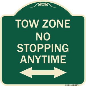 No Stopping Anytime with Bi-Directional Arrow