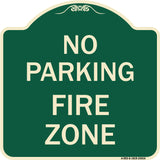 No Parking Fire Zone