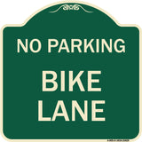 No Parking Bike Lane