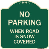 No Parking When Road Is Snow Covered