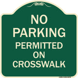 No Parking Permitted on Crosswalk
