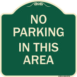 No Parking in This Area
