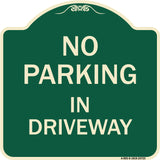 No Parking in Driveway