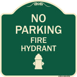 No Parking Fire Hydrant (With Graphic)