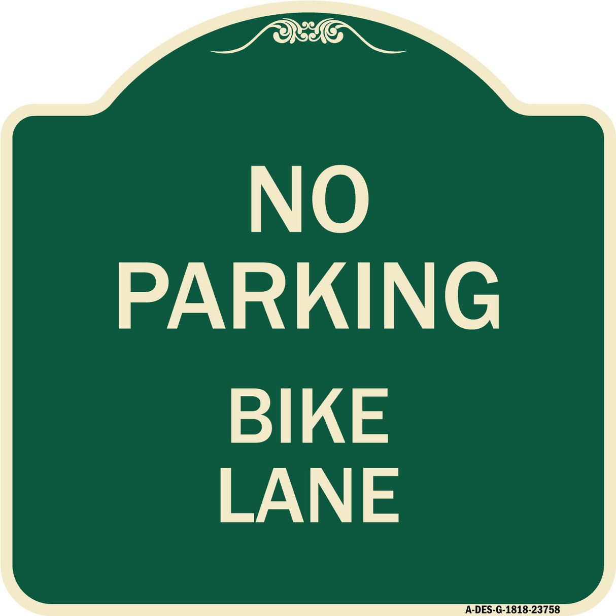 No Parking Bike Lane