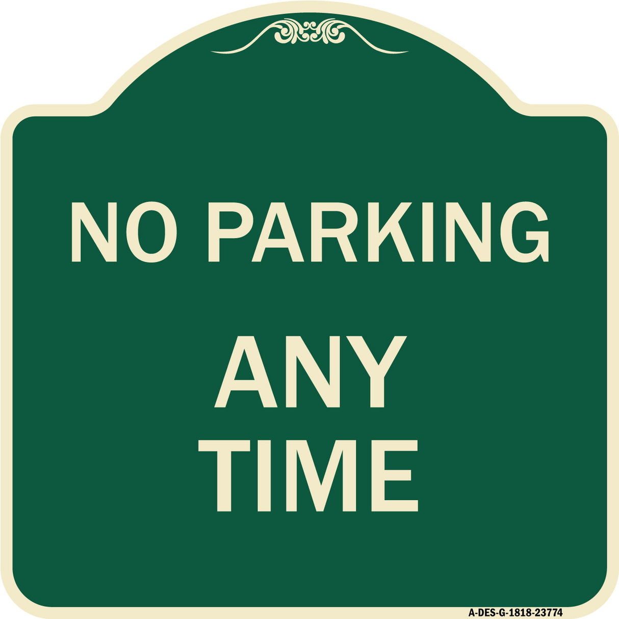 No Parking Anytime