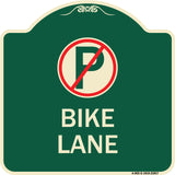 No Parking (Symbol) Bike Lane