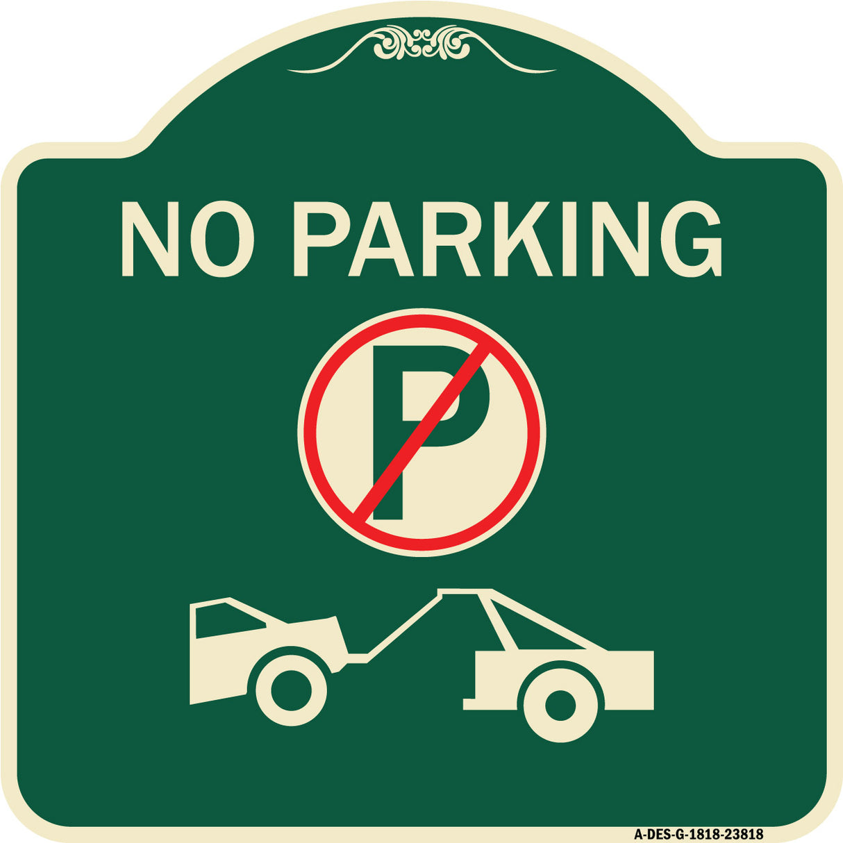 No Parking (No Parking Symbol and Tow Truck Symbol)