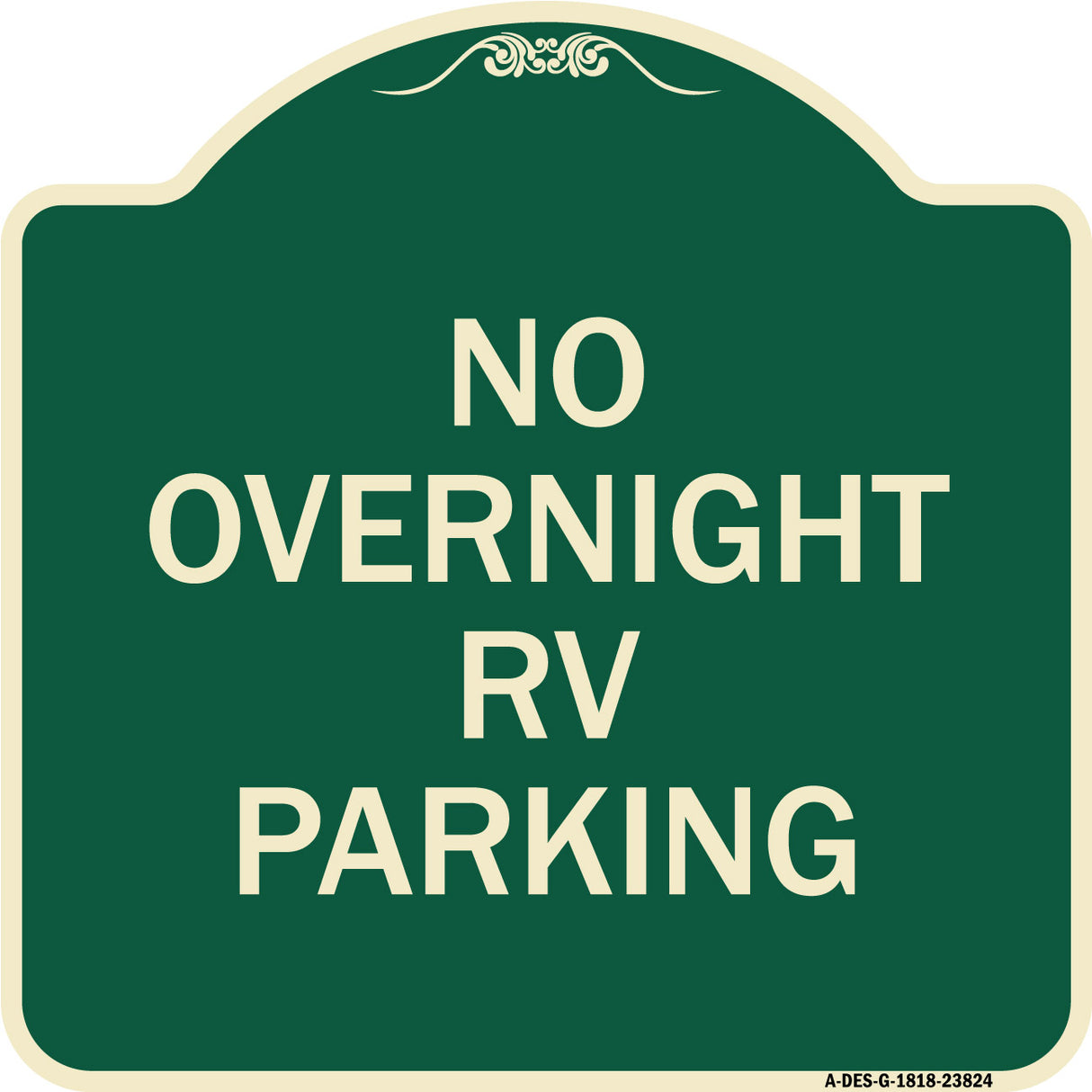 No Overnight RV Parking