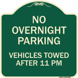No Overnight Parking Vehicles Towed After 11 Pm