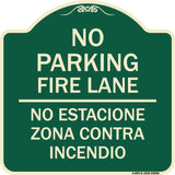 No Estacione Zona Contra Incendio