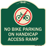 No Bike Parking on Handicap Access Ramp