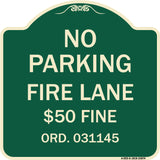 Missouri No Parking Fire Lane $50 Fine