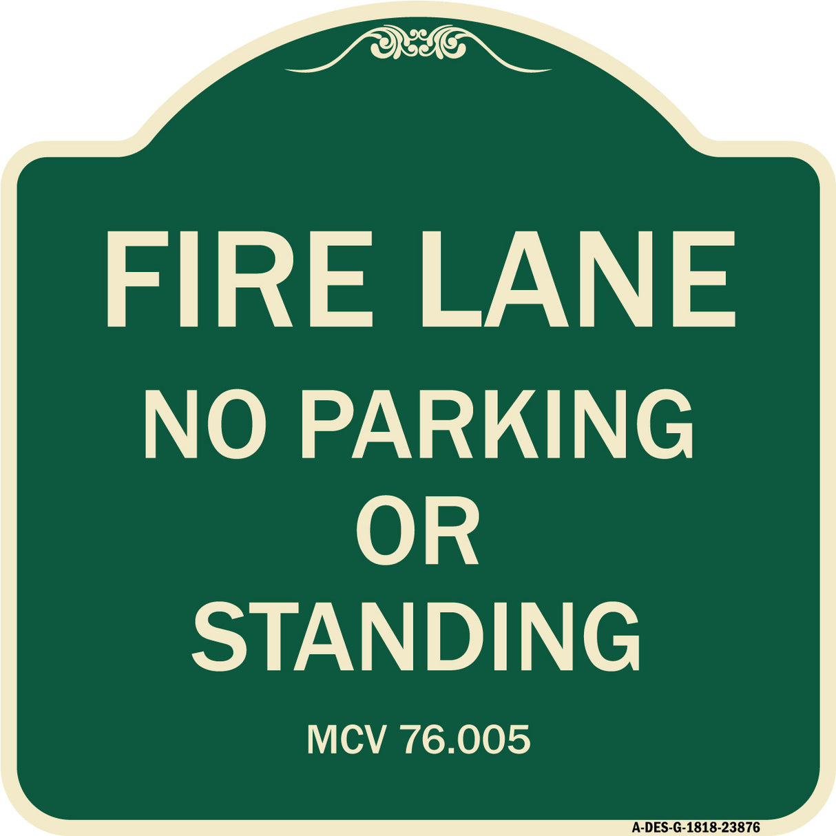 Michigan Fire Lane No Parking or Standing