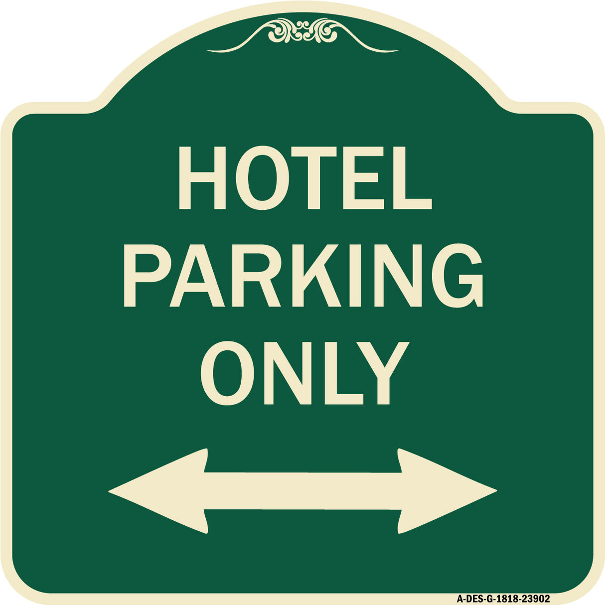 Hotel Parking Only (With Bidirectional Arrow)