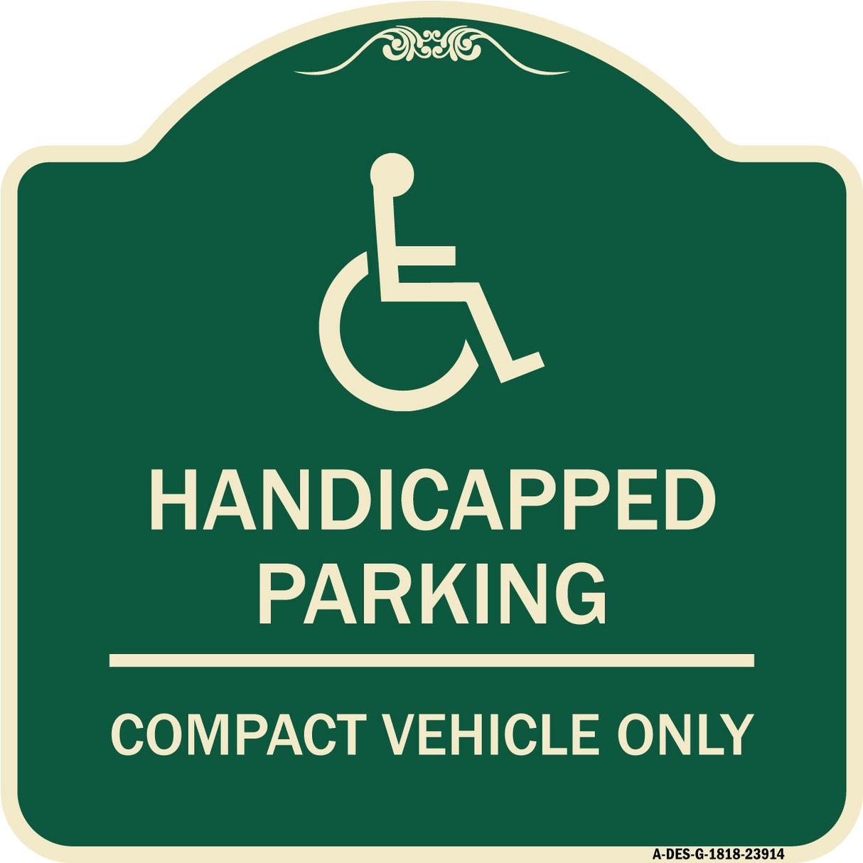Handicapped Parking - Compact Vehicle Only