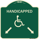 Handicapped Parking with Double Arrows