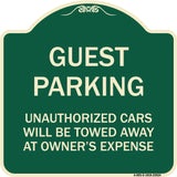 Guest Parking Unauthorized Cars Will Be Towed Away at Owner's Expense