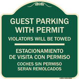 Guest Parking with Permit Violators Will Be Towed - Estacionamento De Visita Con Permiso Coches Sin Permiso Seran Remolcados