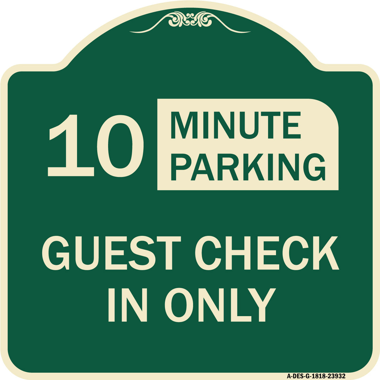 Guest Check in Only (Choose Your Limit) Minute Parking