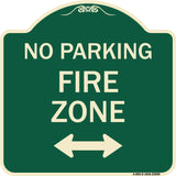 Fire Zone with Bidirectional Arrow