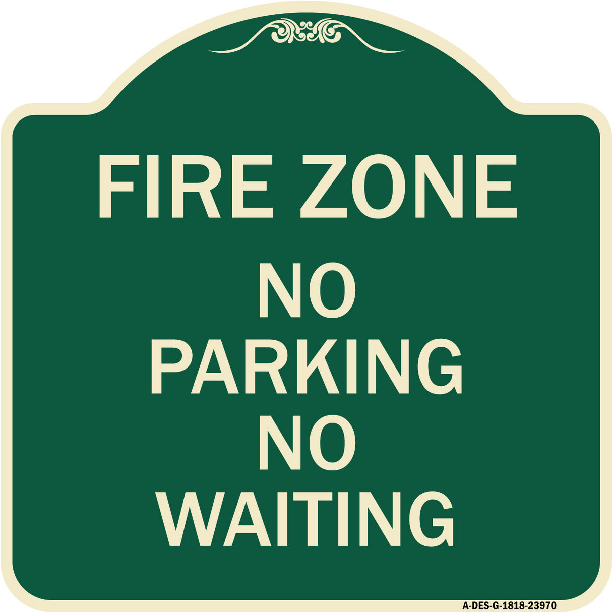Fire Zone No Parking No Waiting
