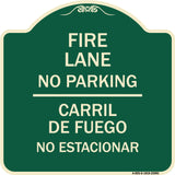 Fire Lane No Parking - Carril De Fuege No Esta Conar