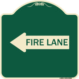 Fire Lane Left Arrow