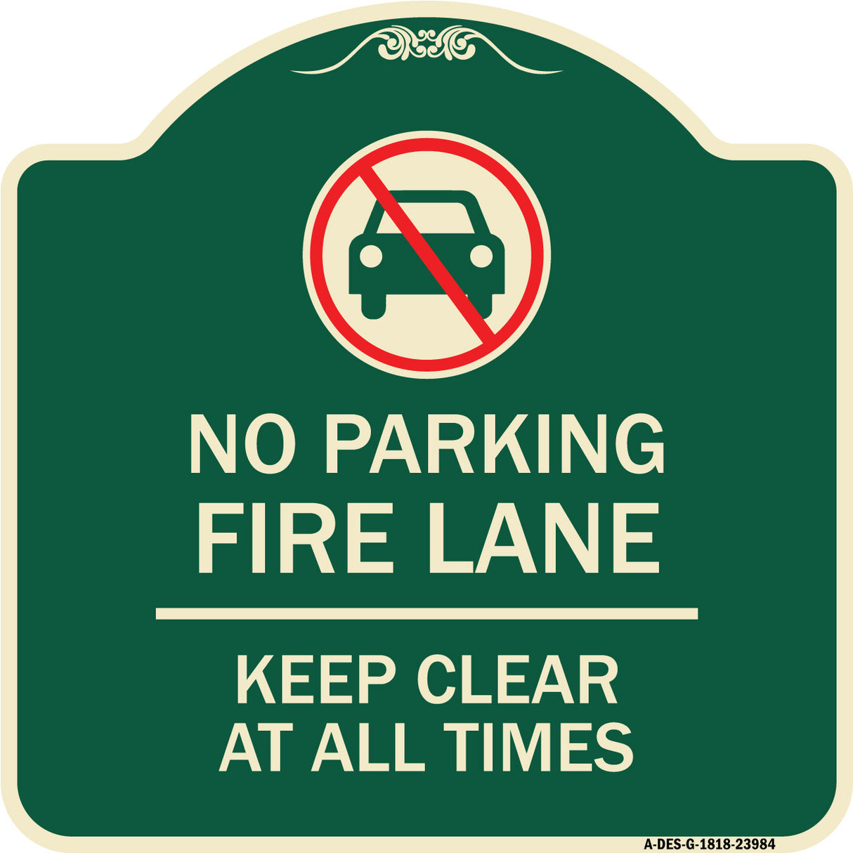 Fire Lane Keep Clear