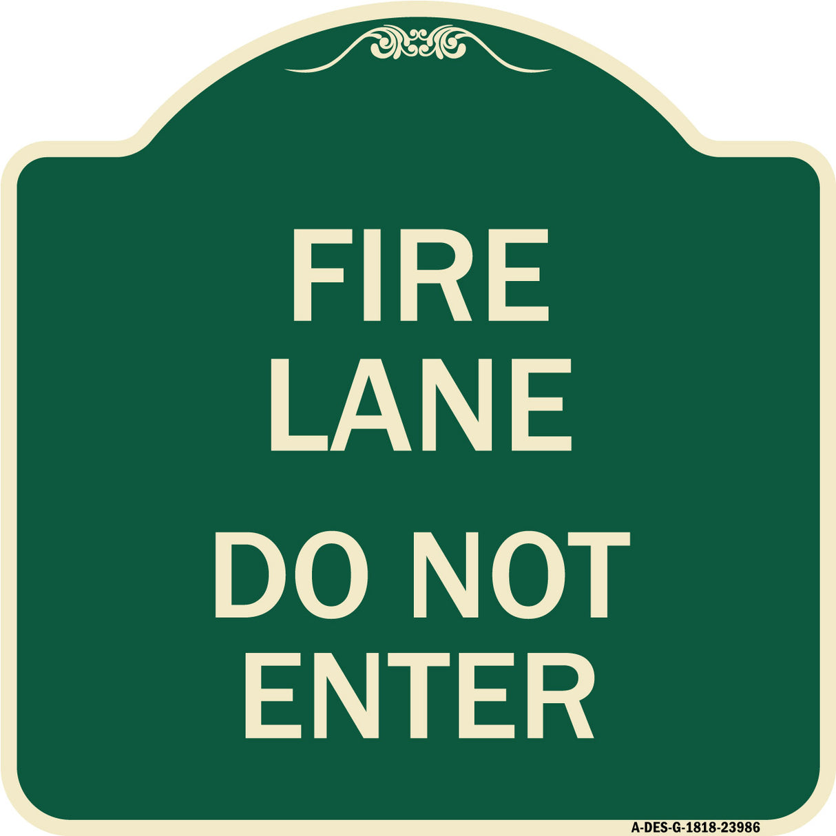 Fire Lane Do Not Enter