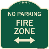 Fire Lane with Bidirectional Arrow