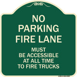 Fire Lane Must Be Accessible at All Time to Fire Trucks