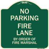 Fire Lane by Order of Fire Marshal