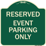 Event Parking Only