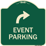 Event Parking Only (With Upper Right Arrow)
