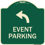 Event Parking Only (With Upper Left Arrow)