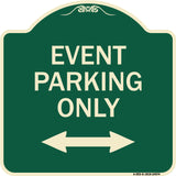 Event Parking Only (With Bidirectional Arrow)