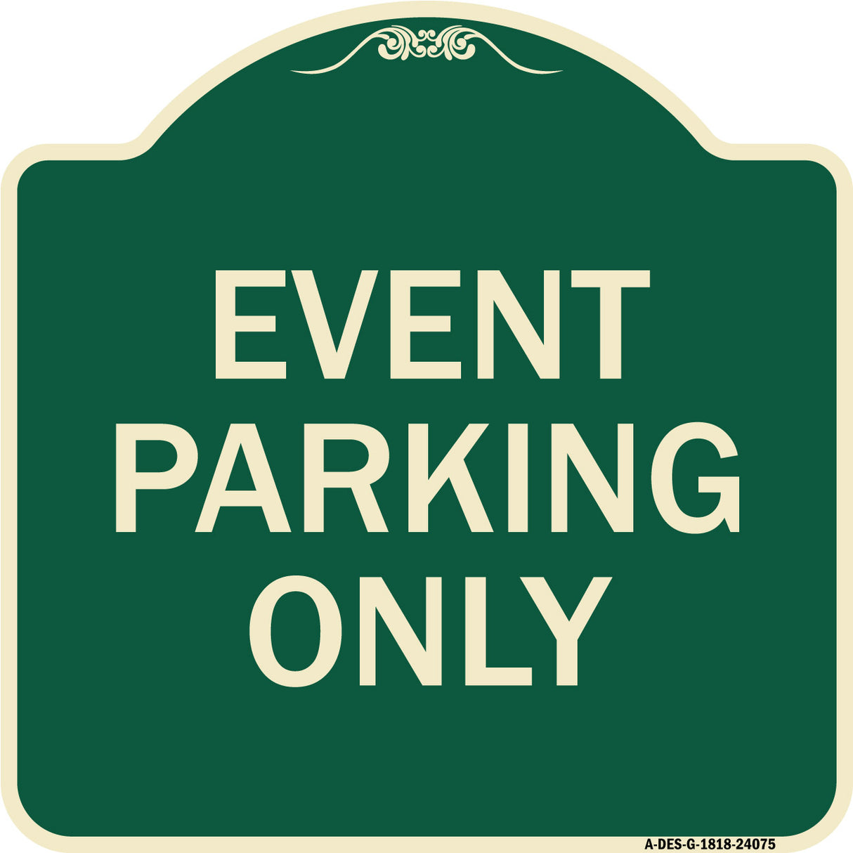 Event Parking Only