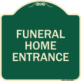 Entrance Sign Funeral Home Entrance