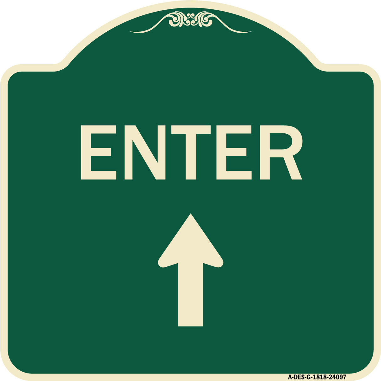 Enter Sign Enter with Up Arrow