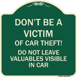 Don't Be A Victim of Car Theft! Do Not Leave Valuables Visible in Car