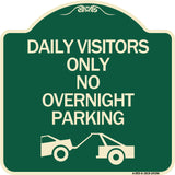 Day Visitors Only No Overnight Parking (With Graphic)