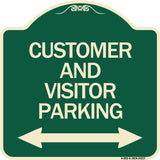 Customer and Visitor Parking (Bidirectional Arrow)