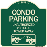 Condo Parking - Unauthorized Vehicles Towed Away (With Car Tow Graphic)
