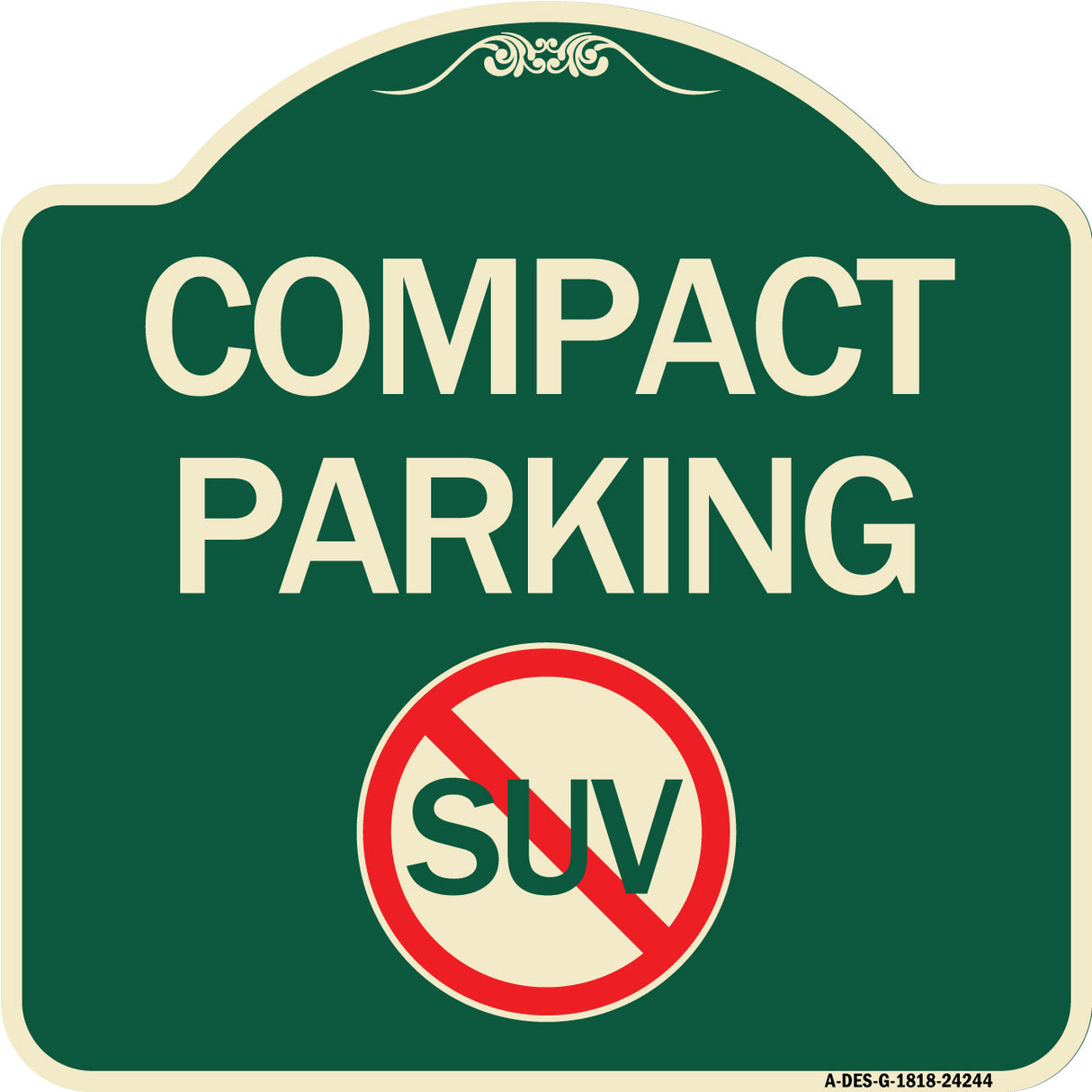 Compact Parking (With No SUV Symbol)