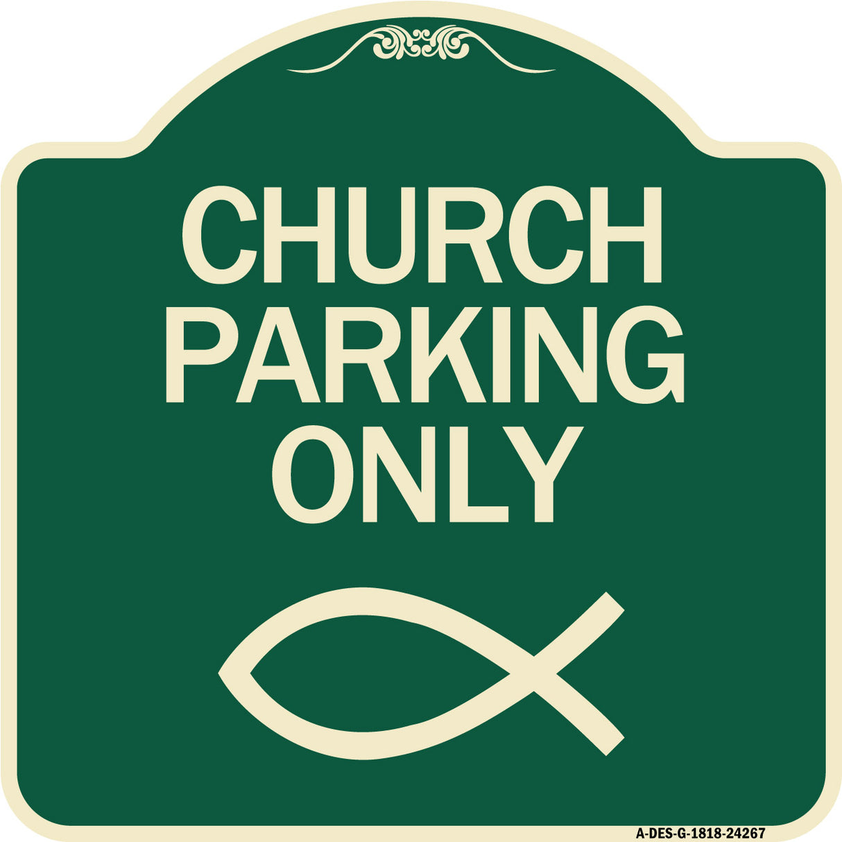 Church Parking Only (Symbol)