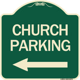 Church Parking (With Left Arrow)
